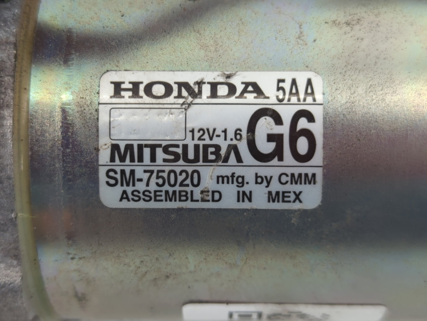 2021-2022 Honda Cr-V Car Starter Motor Solenoid OEM P/N:SM-75020 Fits Fits 2021 2022 OEM Used Auto Parts - Oemusedautoparts1