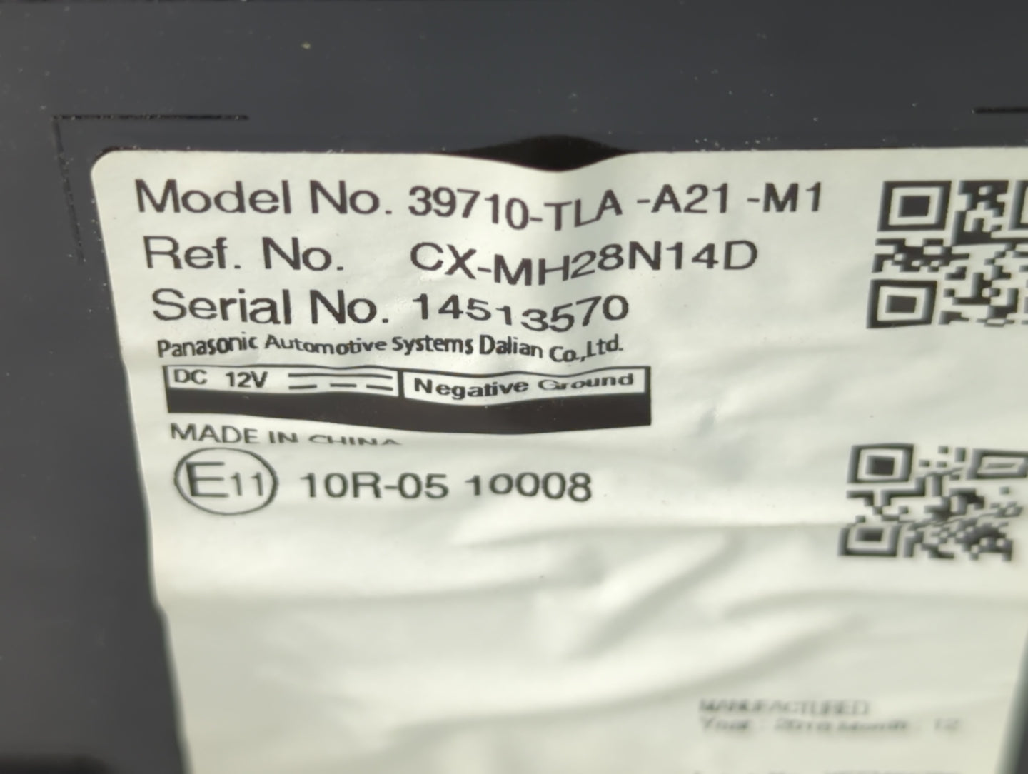 2018-2022 Honda Cr-v Am Fm Cd Player Radio Receiver - Oemusedautoparts1.com