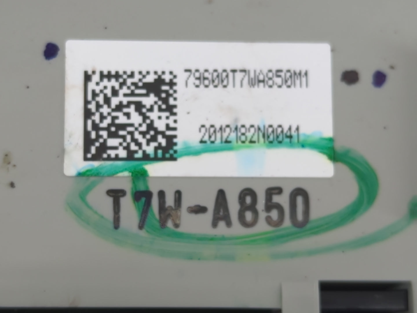 2016-2022 Honda Hr-V Climate Control Module Temperature AC/Heater Replacement P/N:T7W-A850 Fits OEM Used Auto Parts - Oemuse