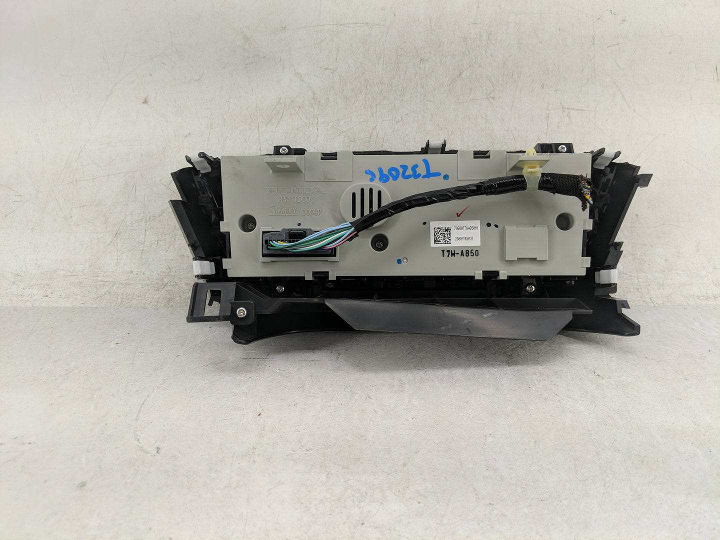 2016-2022 Honda Hr-V Climate Control Module Temperature AC/Heater Replacement P/N:79600T7WA850M1 T7W-A850 Fits OEM Used Auto