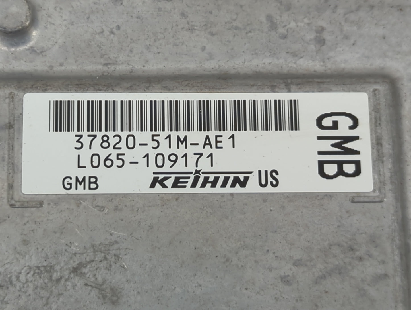 2021-2022 Honda Hr-V PCM Engine Control Computer ECU ECM PCU OEM P/N:37820-51M-AE1 Fits Fits 2021 2022 OEM Used Auto Parts -