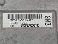 2021-2022 Honda Hr-V PCM Engine Control Computer ECU ECM PCU OEM P/N:37820-51M-AE1 Fits Fits 2021 2022 OEM Used Auto Parts -