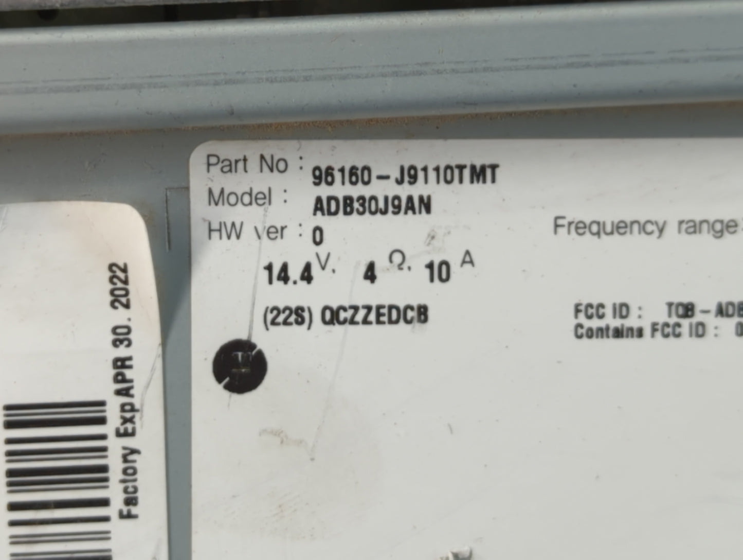 2019-2022 Honda Hr-v Am Fm Cd Player Radio Receiver - Oemusedautoparts1.com