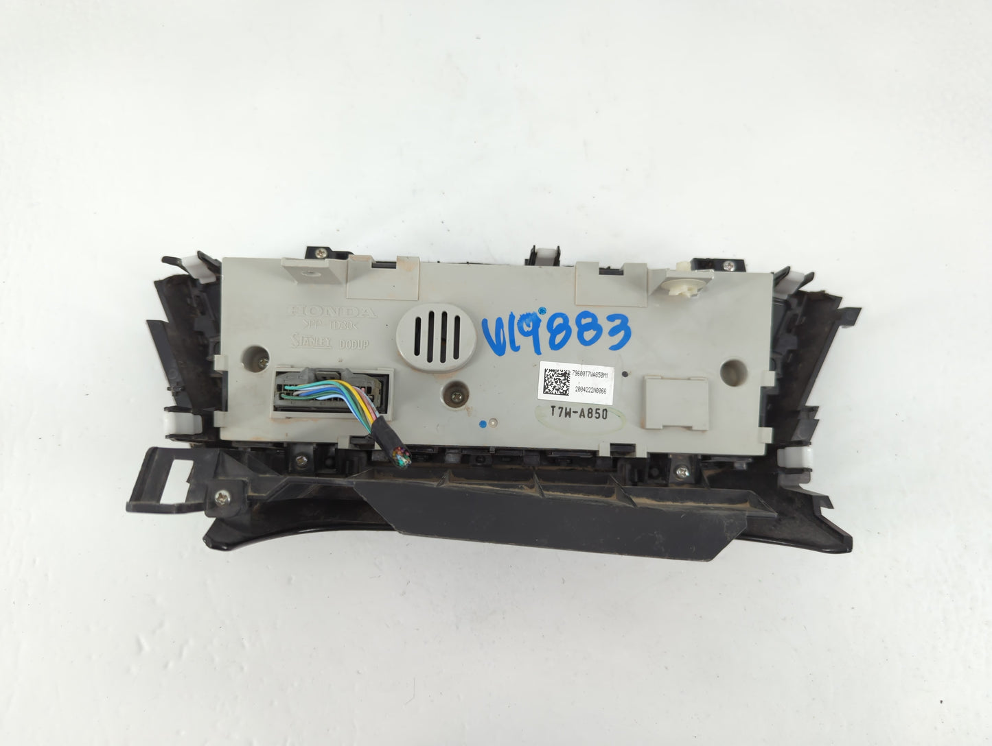 2016-2022 Honda Hr-V Climate Control Module Temperature AC/Heater Replacement P/N:79600T7WA850M1 Fits OEM Used Auto Parts - 
