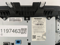 2021 Honda Odyssey Radio AM FM Cd Player Receiver Replacement P/N:79600THR Fits OEM Used Auto Parts - Oemusedautoparts1.com