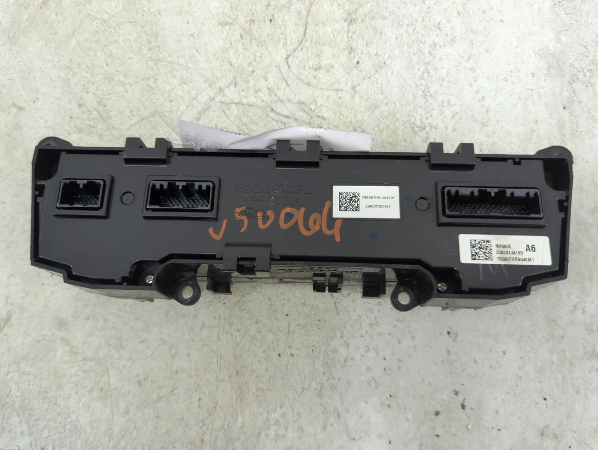 2021 Honda Odyssey Climate Control Module Temperature AC/Heater Replacement P/N:79600THRA640M1 79608THRA642M1 Fits OEM Used 