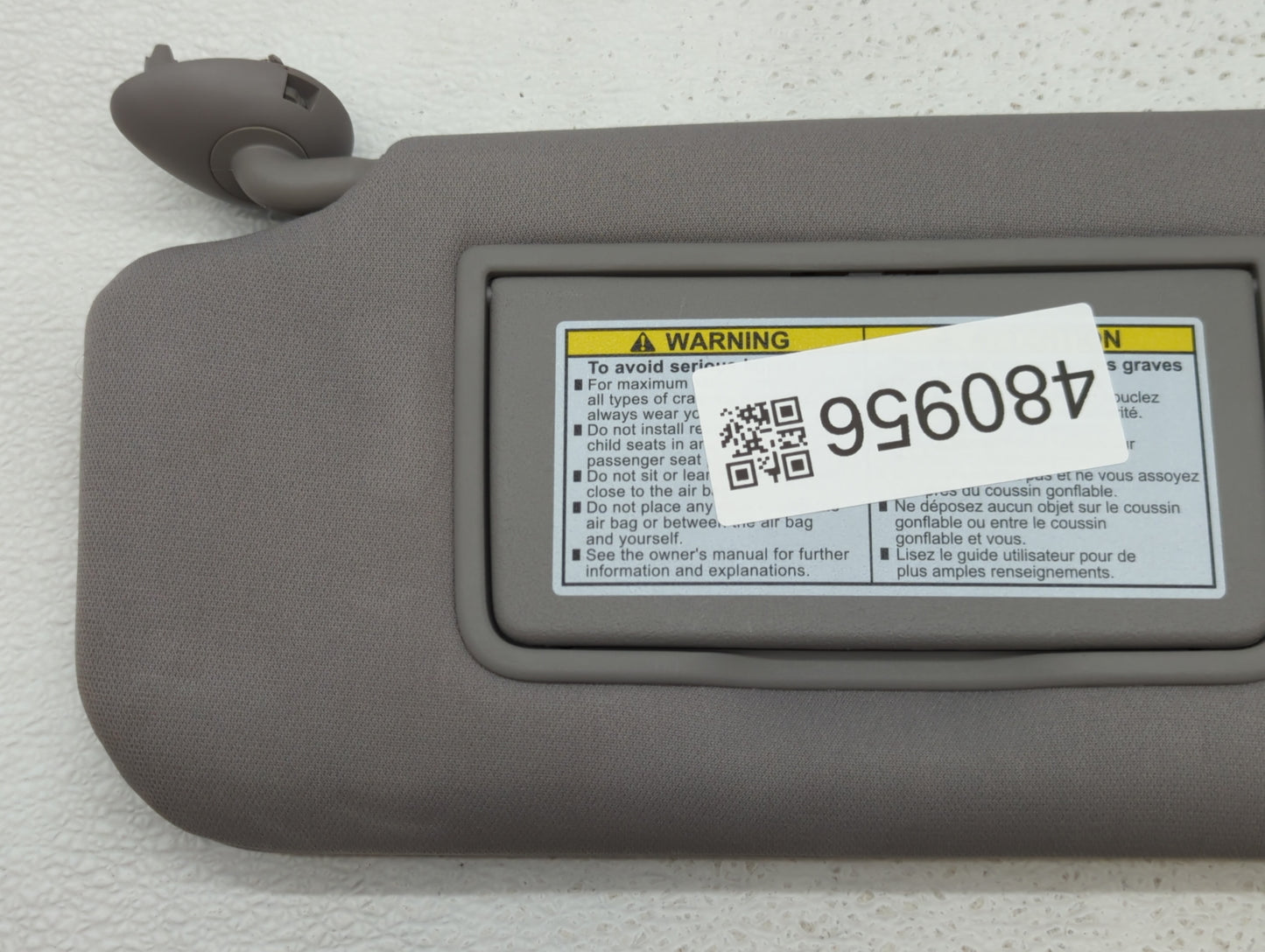 2021 Honda Odyssey Sun Visor Shade Replacement Driver Left Mirror Fits OEM Used Auto Parts - Oemusedautoparts1.com