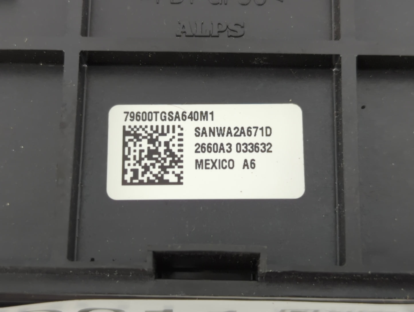 2019-2021 Honda Passport Climate Control Module Temperature AC/Heater Replacement P/N:2660A3 033632 Fits Fits 2019 2020 2021