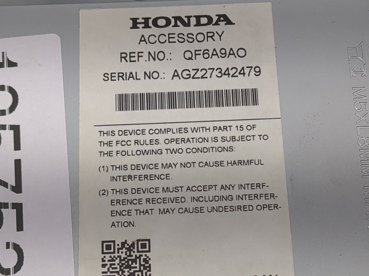 2021 Honda Pilot Information Radio Display Screen - Oemusedautoparts1.com