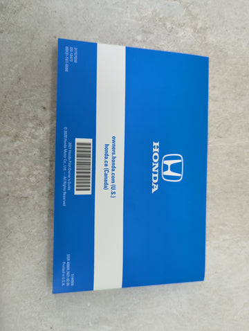 2021 Honda Pilot Owners Manual Book Guide P/N:00X31-TG7-G500 OEM Used Auto Parts