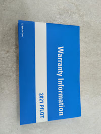 2021 Honda Pilot Owners Manual Book Guide P/N:00X31-TG7-G500 OEM Used Auto Parts - Oemusedautoparts1.com