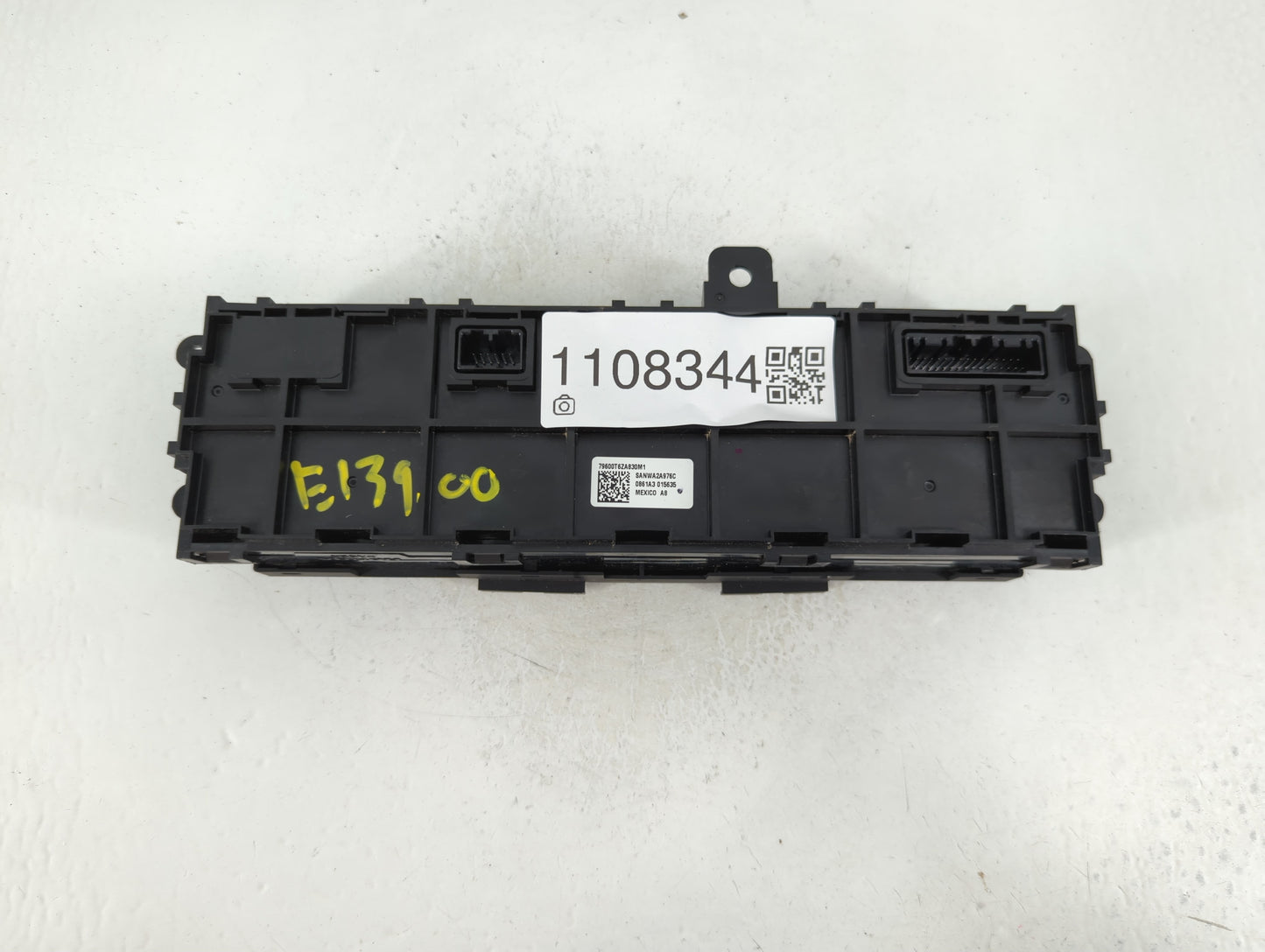 2021-2022 Honda Ridgeline Climate Control Module Temperature AC/Heater Replacement P/N:79600T6ZA830M1 Fits Fits 2021 2022 OE