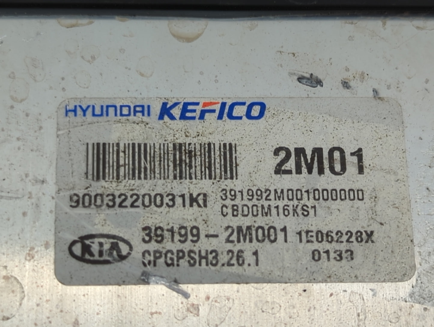 2020-2022 Hyundai Accent PCM Engine Control Computer ECU ECM PCU OEM P/N:39199-2M001 9003220031KI Fits Fits 2020 2021 2022 O