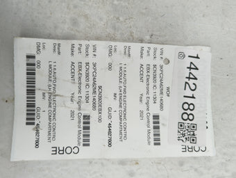 compare product 2020-2022 Hyundai Accent PCM Engine Control Computer ECU ECM PCU OEM Fits Fits 2020 2021 2022 OEM Used Auto Parts