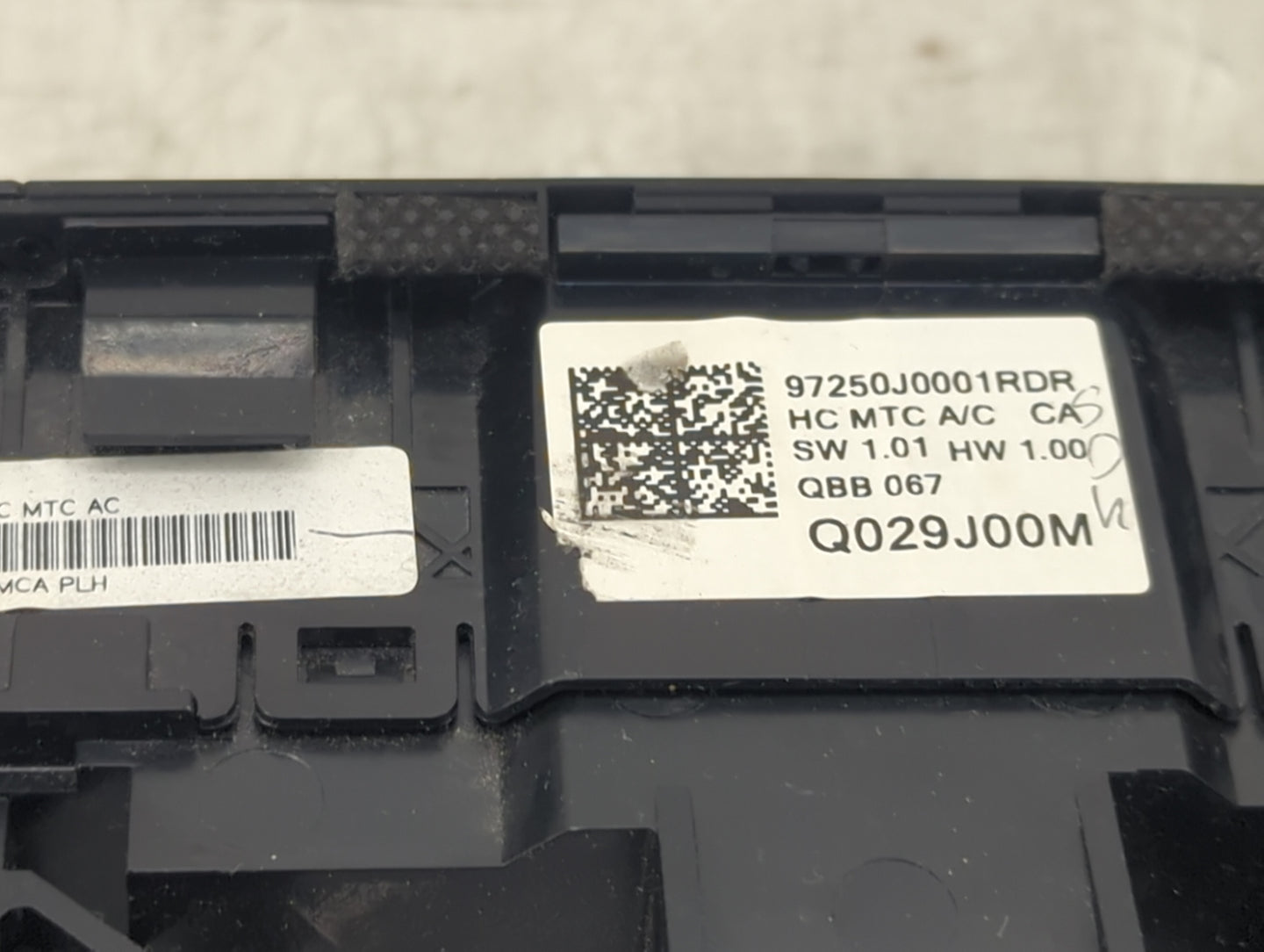2018-2022 Hyundai Accent Climate Control Module Temperature AC/Heater Replacement P/N:97250J0001RDR Q029J00M Fits OEM Used A