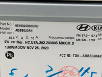 2018-2022 Hyundai Accent Radio AM FM Cd Player Receiver Replacement P/N:96160J0000URD ADBB0J0AN Fits Fits 2018 2019 2020 202