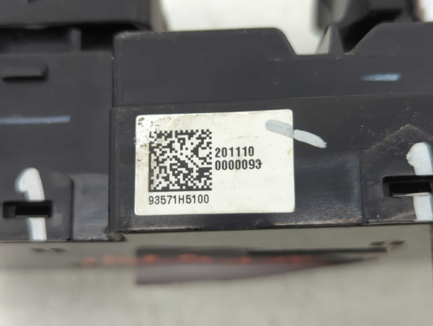 2018-2022 Hyundai Accent Master Power Window Switch Replacement Driver Side Left P/N:171011 93571H5100 Fits OEM Used Auto Pa