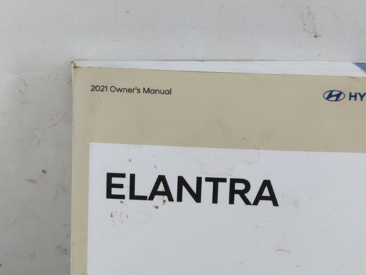 2021 Hyundai Elantra Owners Manual Book Guide P/N:M0B0-EU12D OEM Used Auto Parts