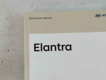 2021 Hyundai Elantra Owners Manual Book Guide P/N:LOAO-EU12F OEM Used Auto Parts