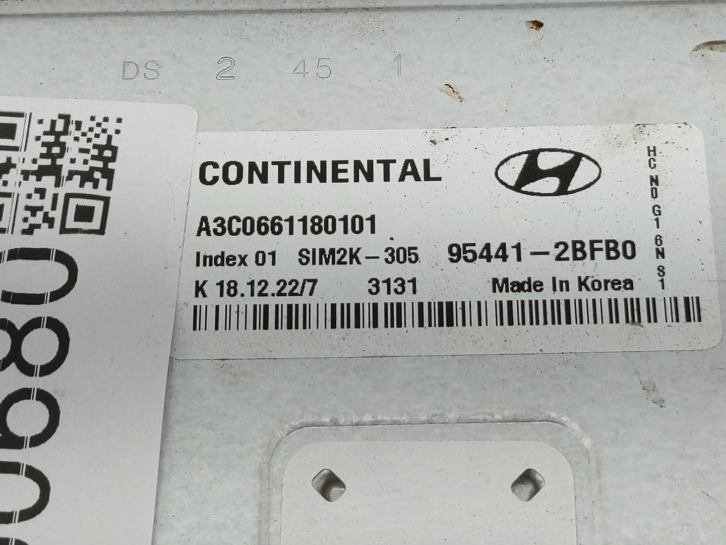 2021 Hyundai Elantra PCM Engine Control Computer ECU ECM PCU OEM P/N:95441-2BFB0 Fits OEM Used Auto Parts - Oemusedautoparts