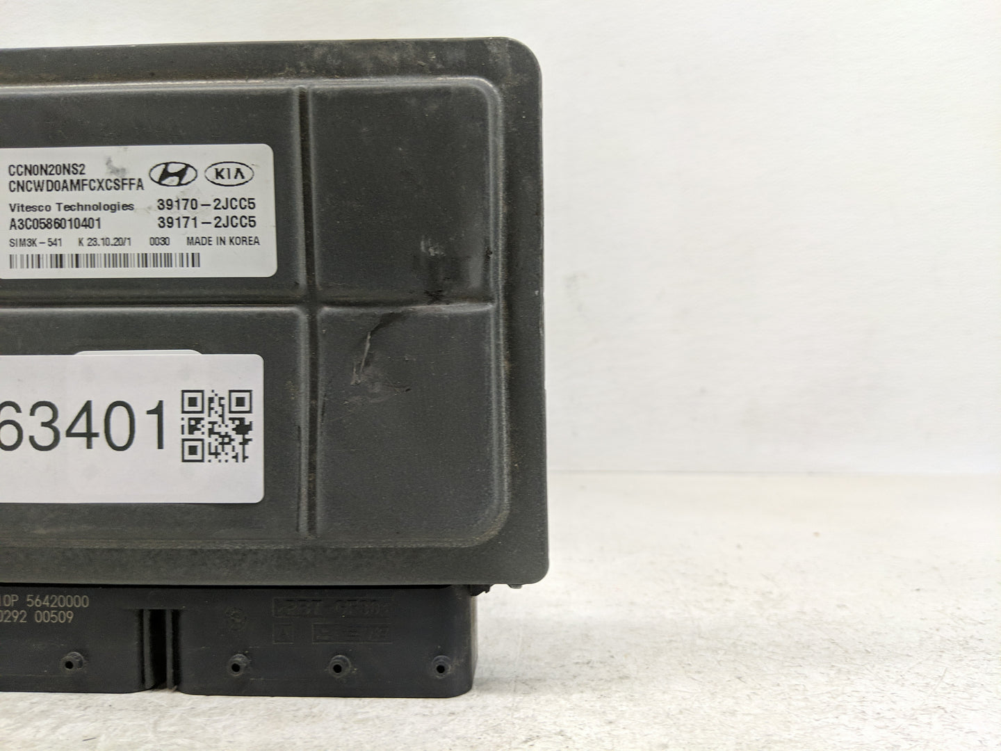2021-2022 Hyundai Elantra PCM Engine Control Computer ECU ECM PCU OEM P/N:39171-2JCC5 39170-2JCC5 Fits Fits 2021 2022 OEM Us