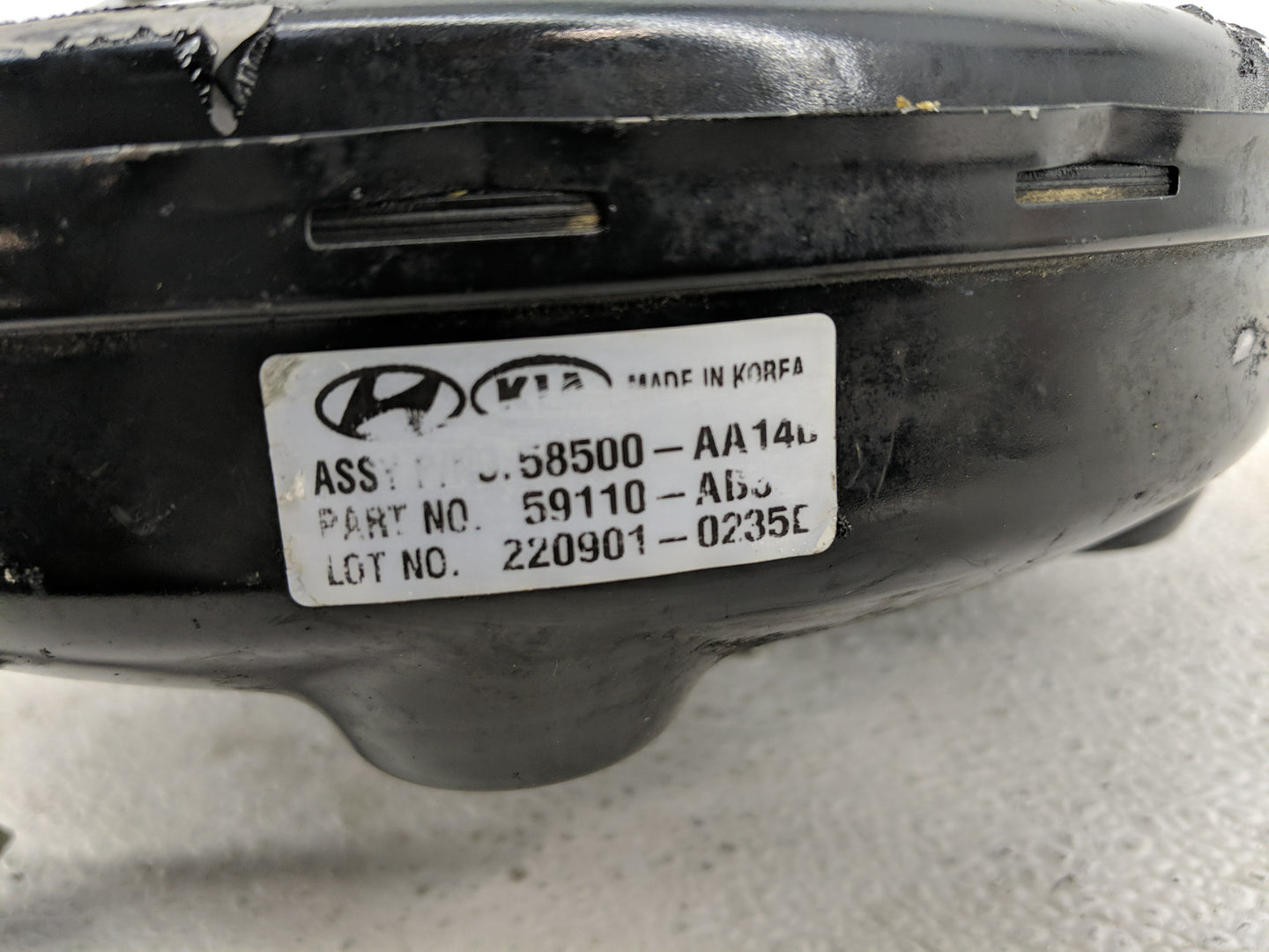 2021-2022 Hyundai Elantra Power Brake Booster Oem 1292002 - Oemusedautoparts1.com