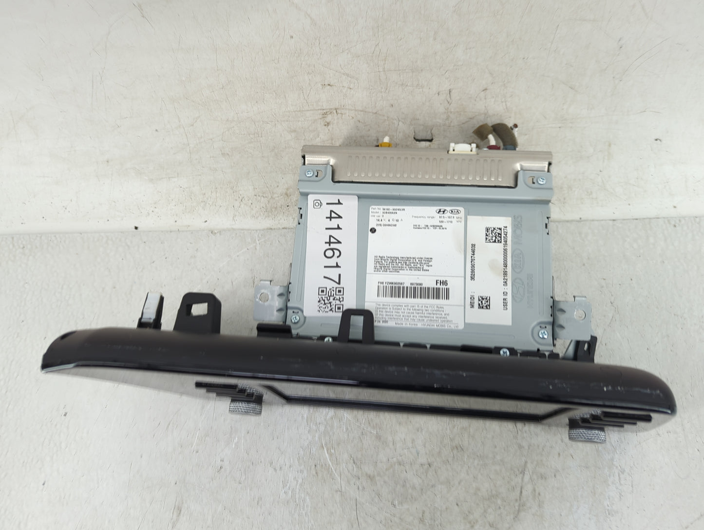 2021 Hyundai Elantra Radio AM FM Cd Player Receiver Replacement P/N:96160-AA040JA Fits OEM Used Auto Parts - Oemusedautopart