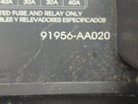 2021-2022 Hyundai Elantra Fusebox Fuse Box Panel Relay Module P/N:91956-AA020 Fits Fits 2021 2022 OEM Used Auto Parts - Oemu