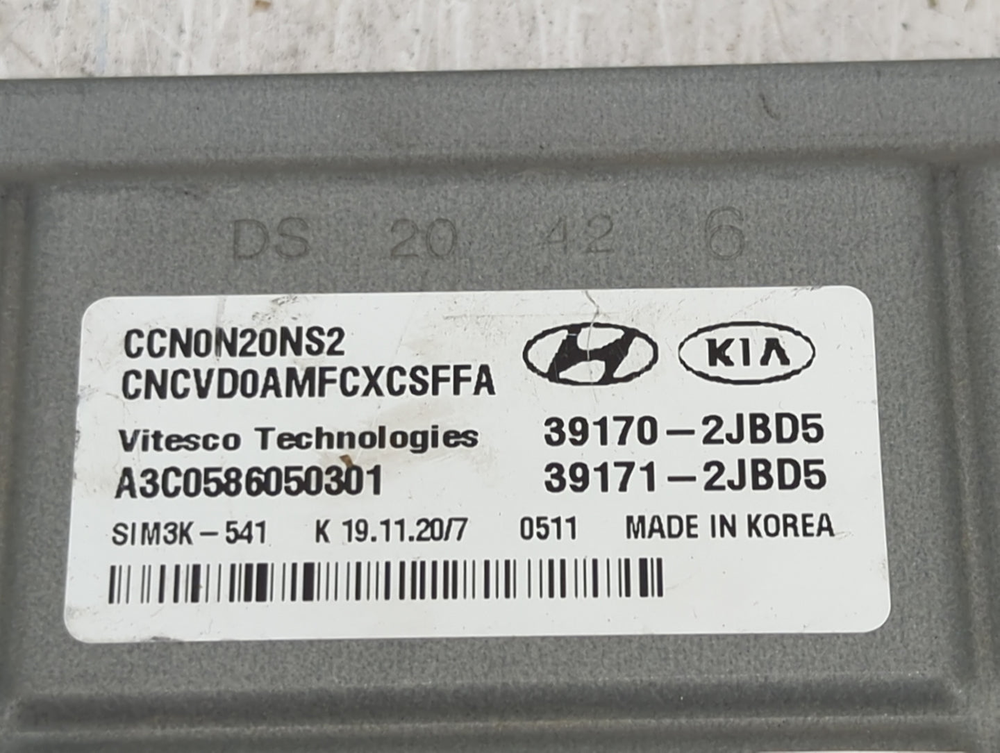 2021-2022 Hyundai Elantra PCM Engine Control Computer ECU ECM PCU OEM Fits OEM Used Auto Parts - Oemusedautoparts1.com