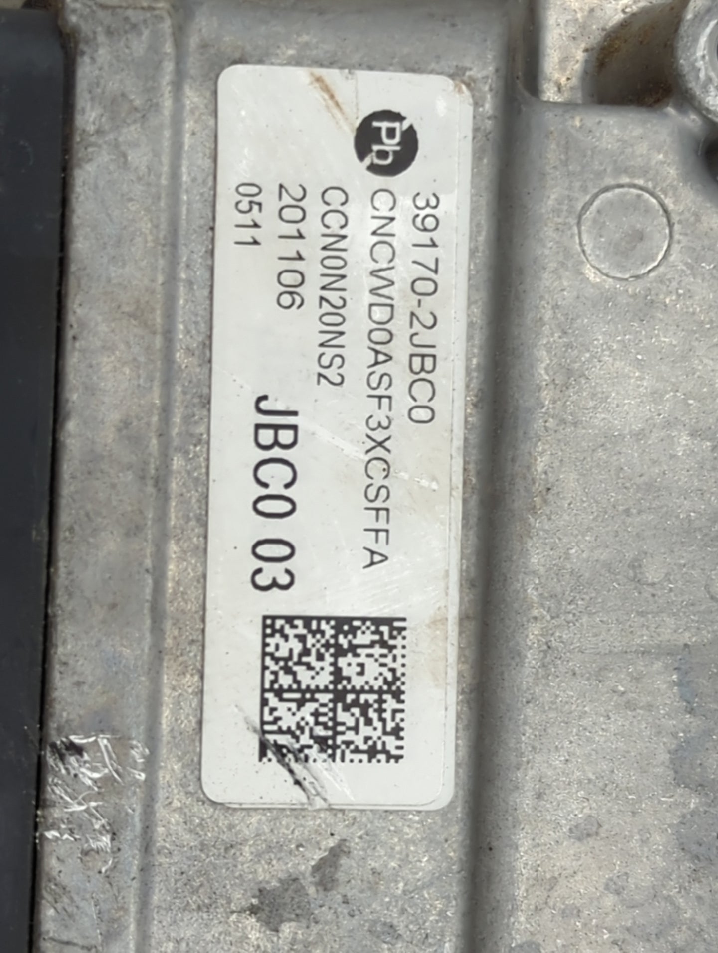 2021-2022 Hyundai Elantra PCM Engine Control Computer ECU ECM PCU OEM P/N:39170-2JBC0 CNCWD0ASF3XCSFFA Fits Fits 2021 2022 O
