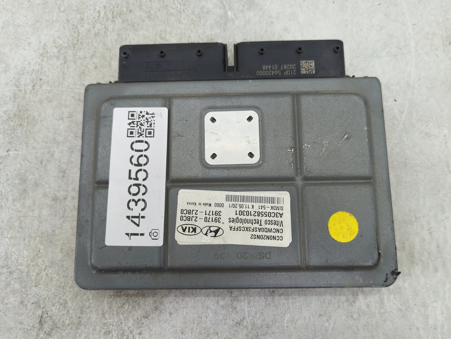 2021-2022 Hyundai Elantra PCM Engine Control Computer ECU ECM PCU OEM P/N:39170-2JBC0 CNCWD0ASF3XCSFFA Fits Fits 2021 2022 O