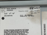2021-2022 Hyundai Elantra Radio AM FM Cd Player Receiver Replacement P/N:96160-AA240LS5 ADB400AAN Fits Fits 2021 2022 OEM Us