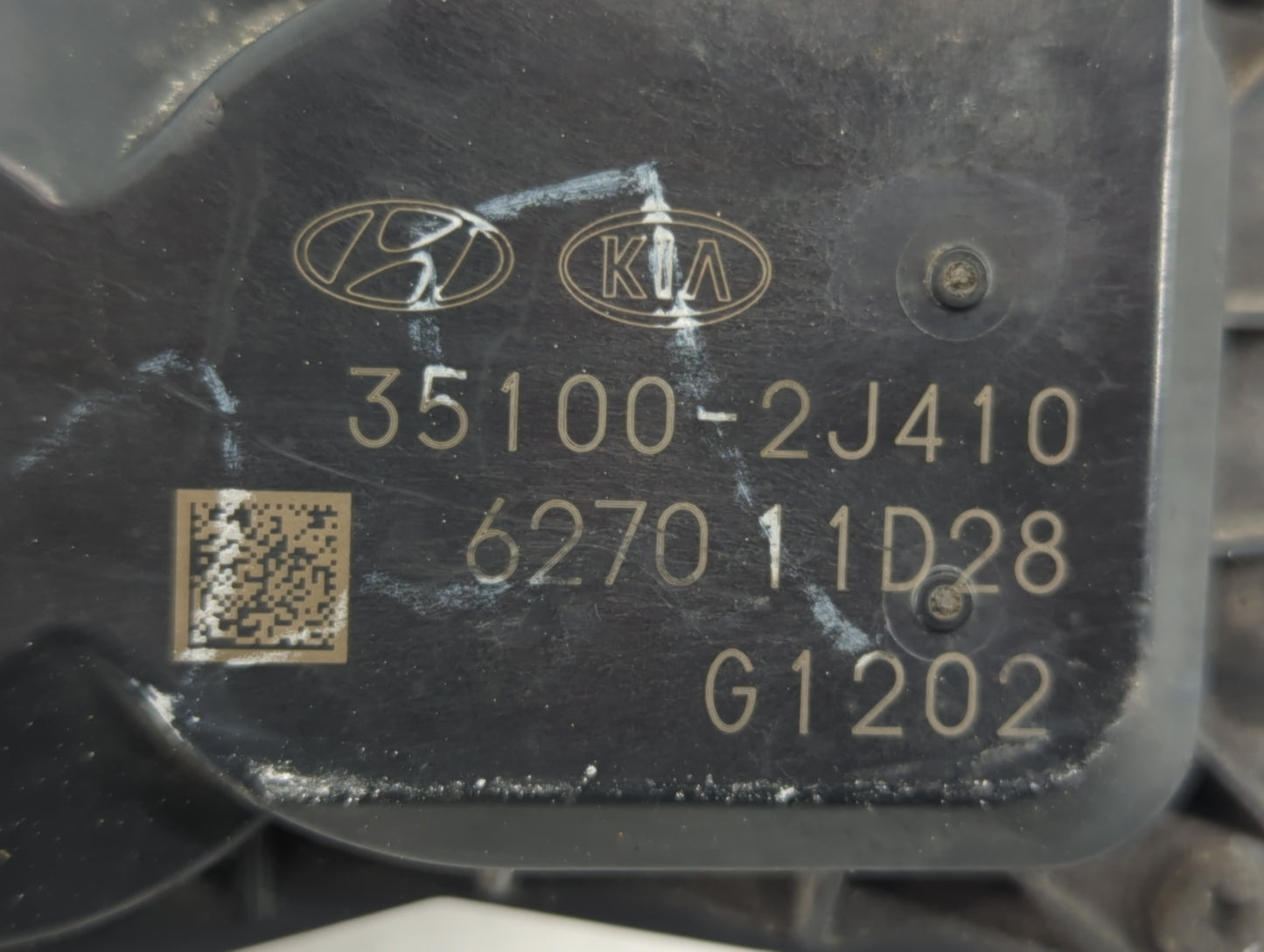 2021-2022 Hyundai Elantra Throttle Body P/N:6270 11D28 35100-2J410 Fits Fits 2021 2022 OEM Used Auto Parts - Oemusedautopart