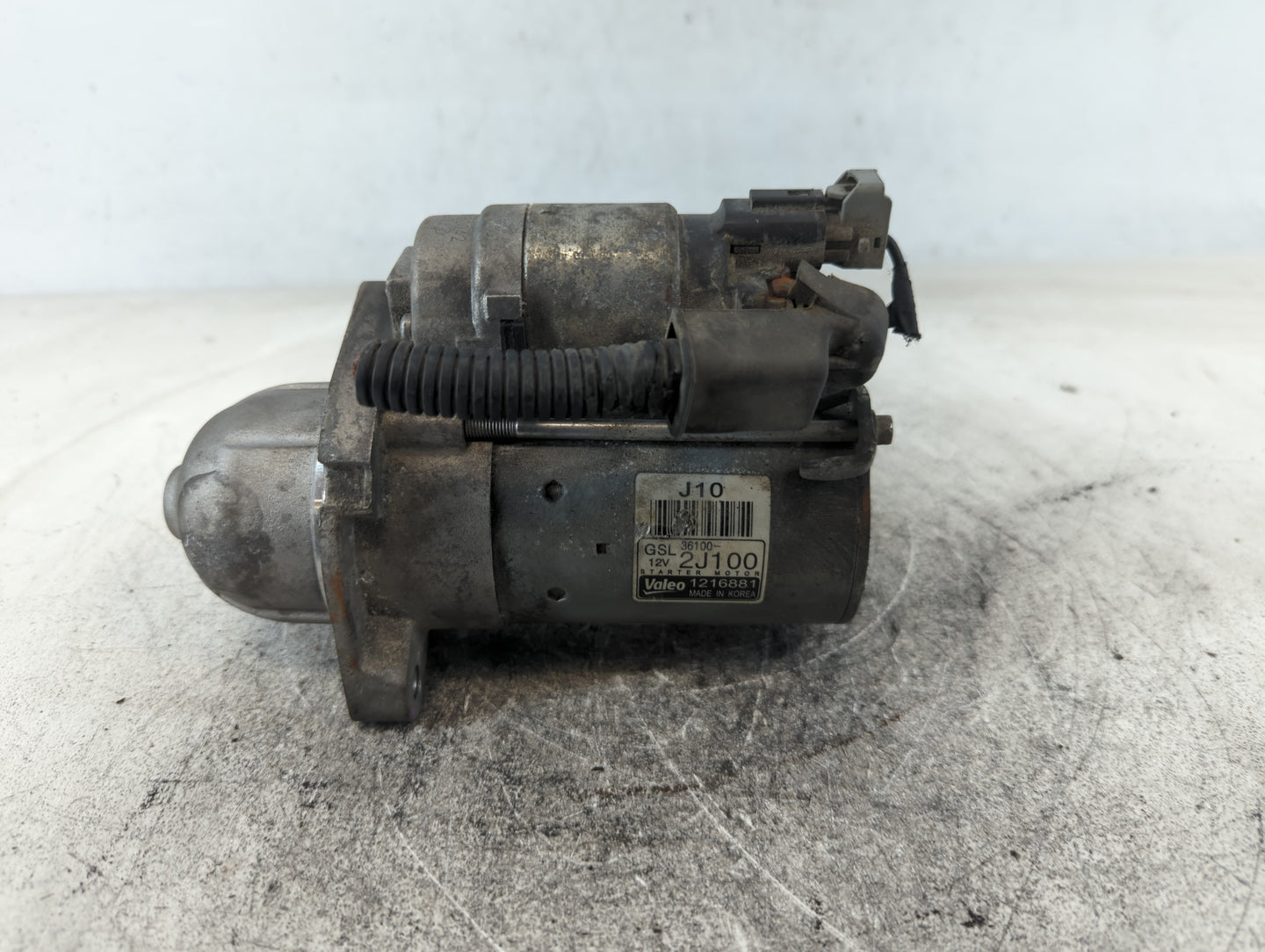 2021-2022 Hyundai Elantra Car Starter Motor Solenoid OEM P/N:1216881 36100-2J100 Fits Fits 2021 2022 OEM Used Auto Parts - O