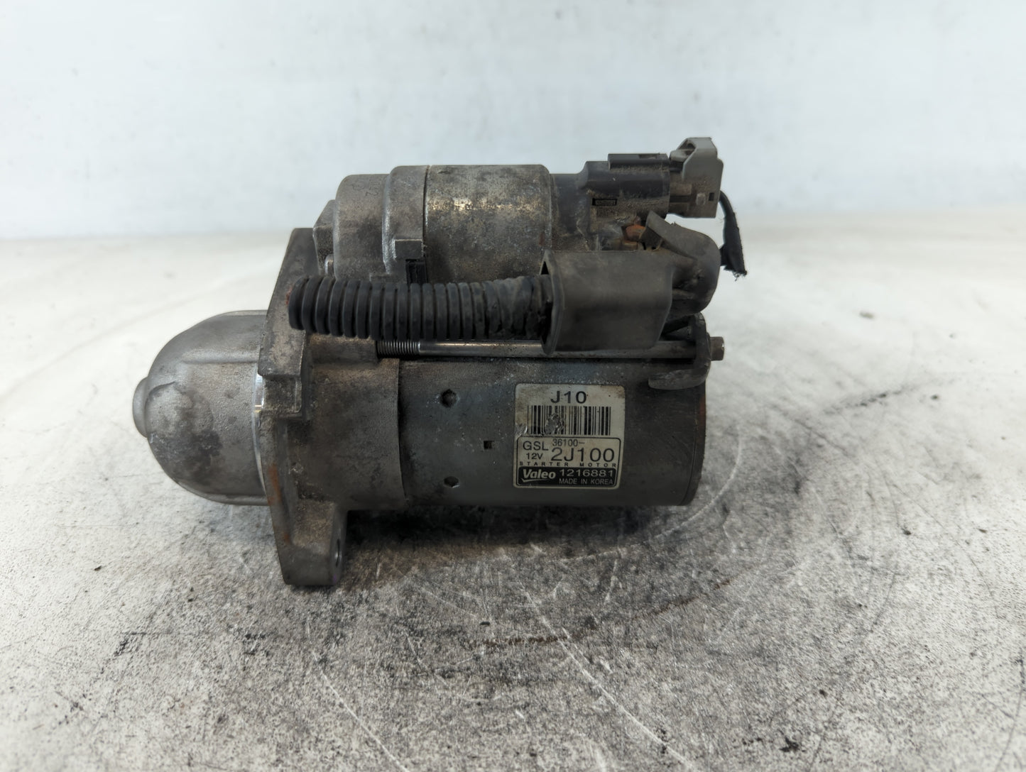 2021-2022 Hyundai Elantra Car Starter Motor Solenoid OEM P/N:1216881 36100-2J100 Fits Fits 2021 2022 OEM Used Auto Parts - O