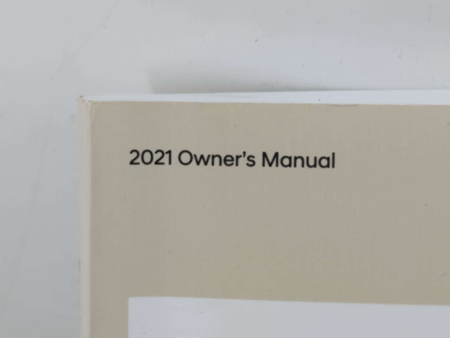 2021 Hyundai Elantra Owners Manual Book Guide OEM Used Auto Parts - Oemusedautoparts1.com