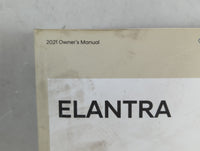 2021 Hyundai Elantra Owners Manual Book Guide P/N:LOAO-EU13G OEM Used Auto Parts - Oemusedautoparts1.com