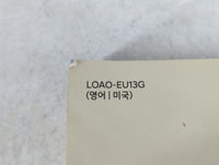 2021 Hyundai Elantra Owners Manual Book Guide P/N:LOAO-EU13G OEM Used Auto Parts - Oemusedautoparts1.com