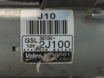 2021-2022 Hyundai Elantra Car Starter Motor Solenoid OEM P/N:1216881 36100-2J100 Fits Fits 2021 2022 OEM Used Auto Parts