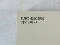 2021 Hyundai Kona Owners Manual Book Guide P/N:KJ9O-EU03F OEM Used Auto Parts - Oemusedautoparts1.com