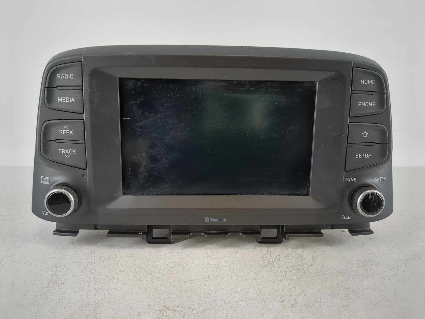 2018-2021 Hyundai Kona Radio AM FM Cd Player Receiver Replacement P/N:96160J9020TMT Fits Fits 2018 2019 2020 2021 OEM Used A