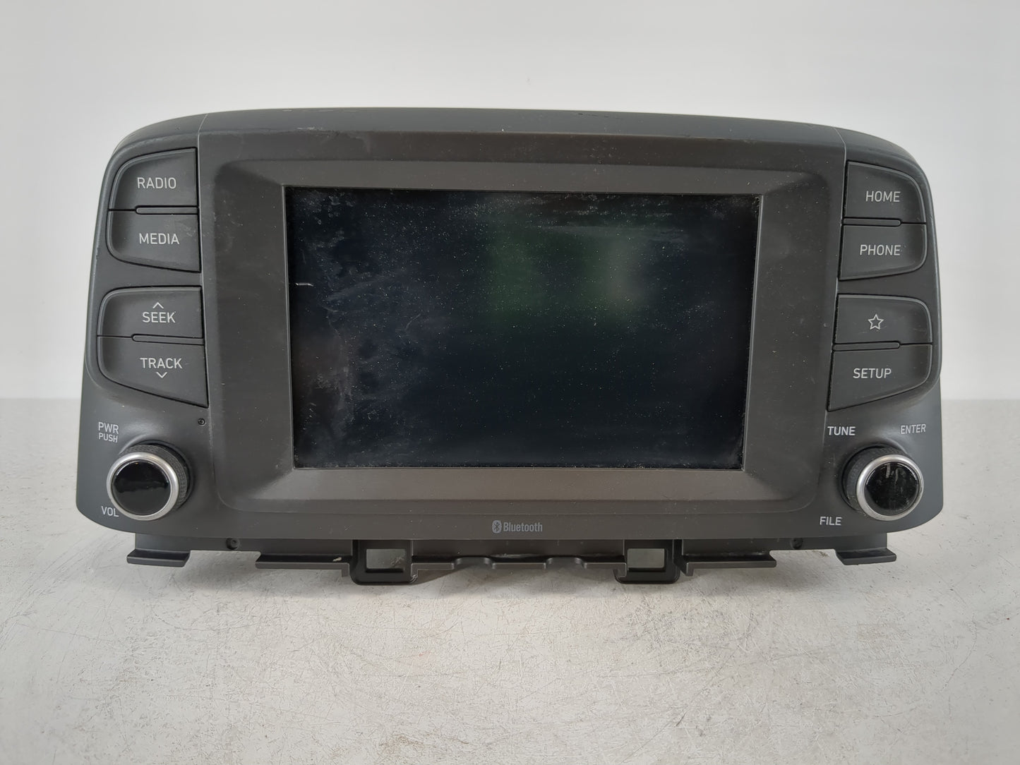 2018-2021 Hyundai Kona Radio AM FM Cd Player Receiver Replacement P/N:96160J9020TMT Fits Fits 2018 2019 2020 2021 OEM Used A
