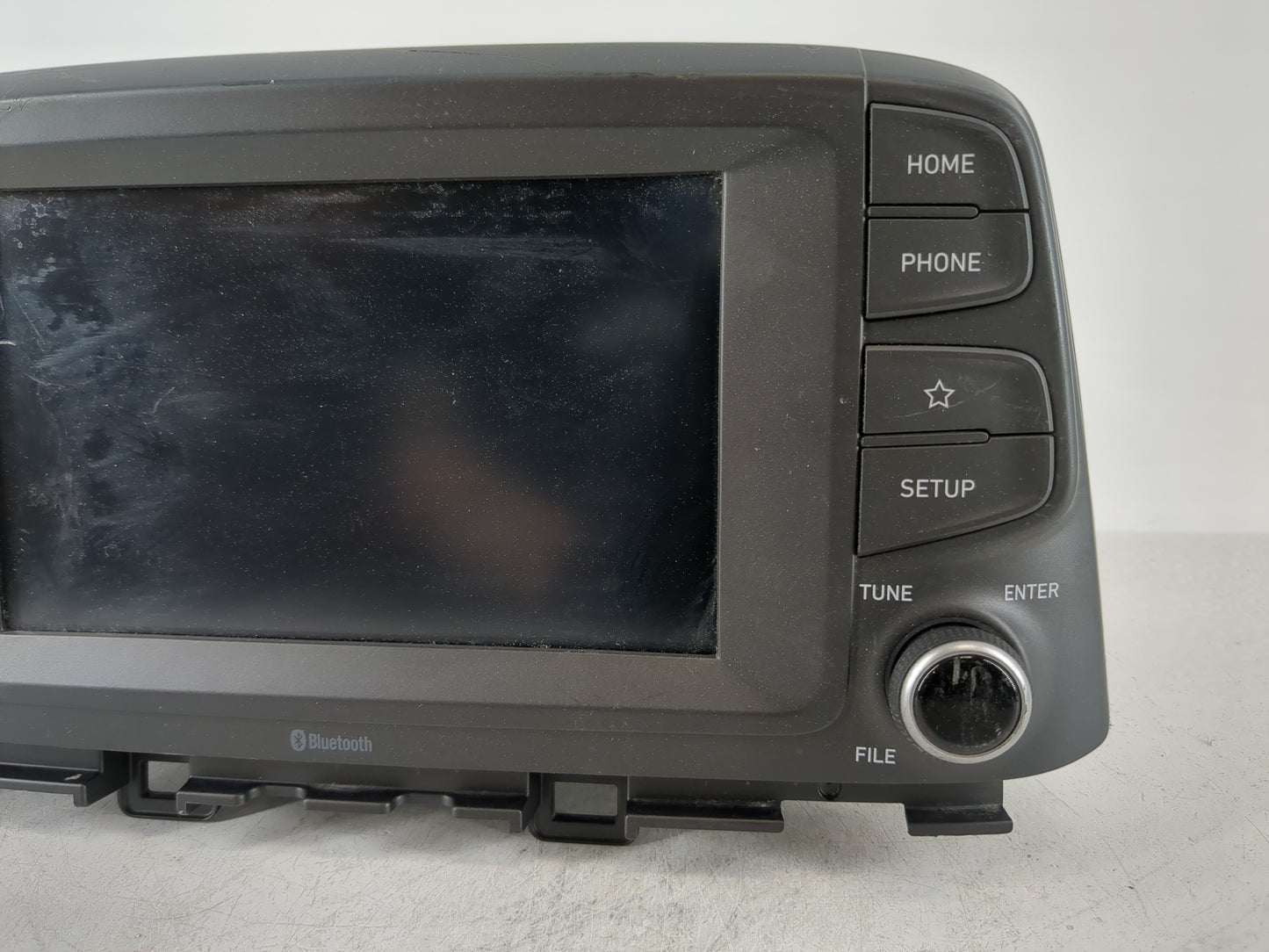 2018-2021 Hyundai Kona Radio AM FM Cd Player Receiver Replacement P/N:96160J9020TMT Fits Fits 2018 2019 2020 2021 OEM Used A