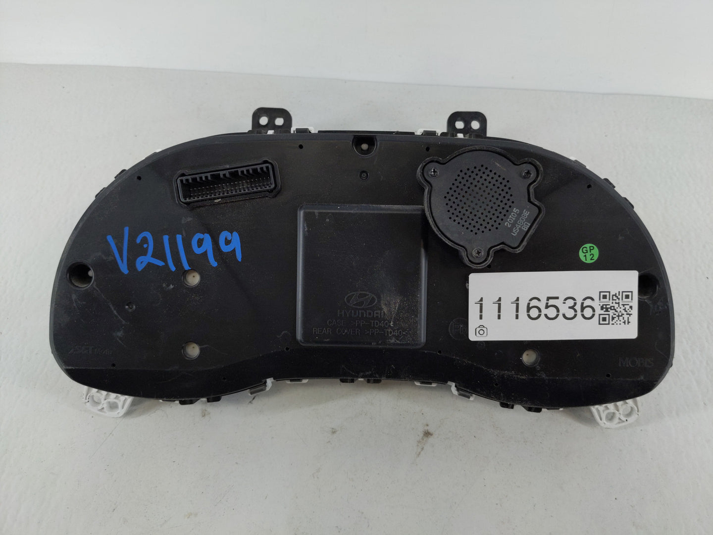 2021 Hyundai Kona Instrument Cluster Speedometer Gauges P/N:94021J9340 Fits OEM Used Auto Parts - Oemusedautoparts1.com