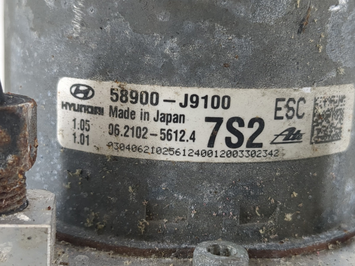2018-2021 Hyundai Kona Anti-Lock Brake ABS Pump Module Actuator OEM P/N:58900-J9100 Fits Fits 2018 2019 2020 2021 OEM Used A