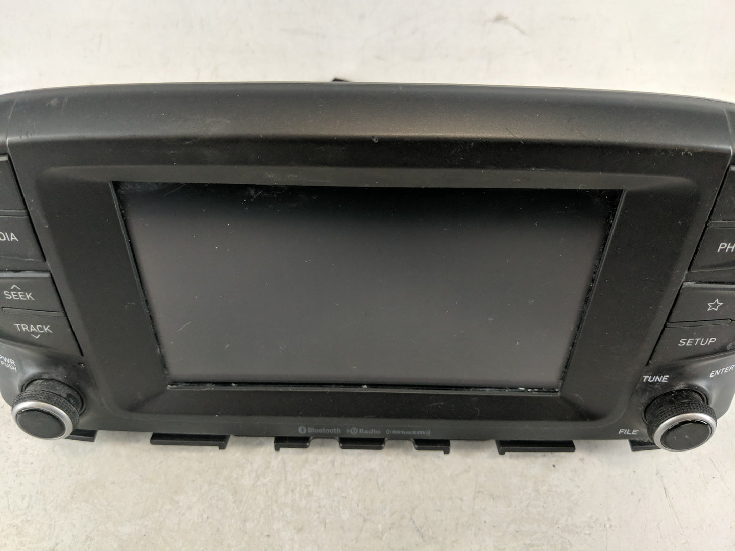 2018-2021 Hyundai Kona Radio AM FM Cd Player Receiver Replacement P/N:96160-J9110TMT Fits Fits 2018 2019 2020 2021 OEM Used 