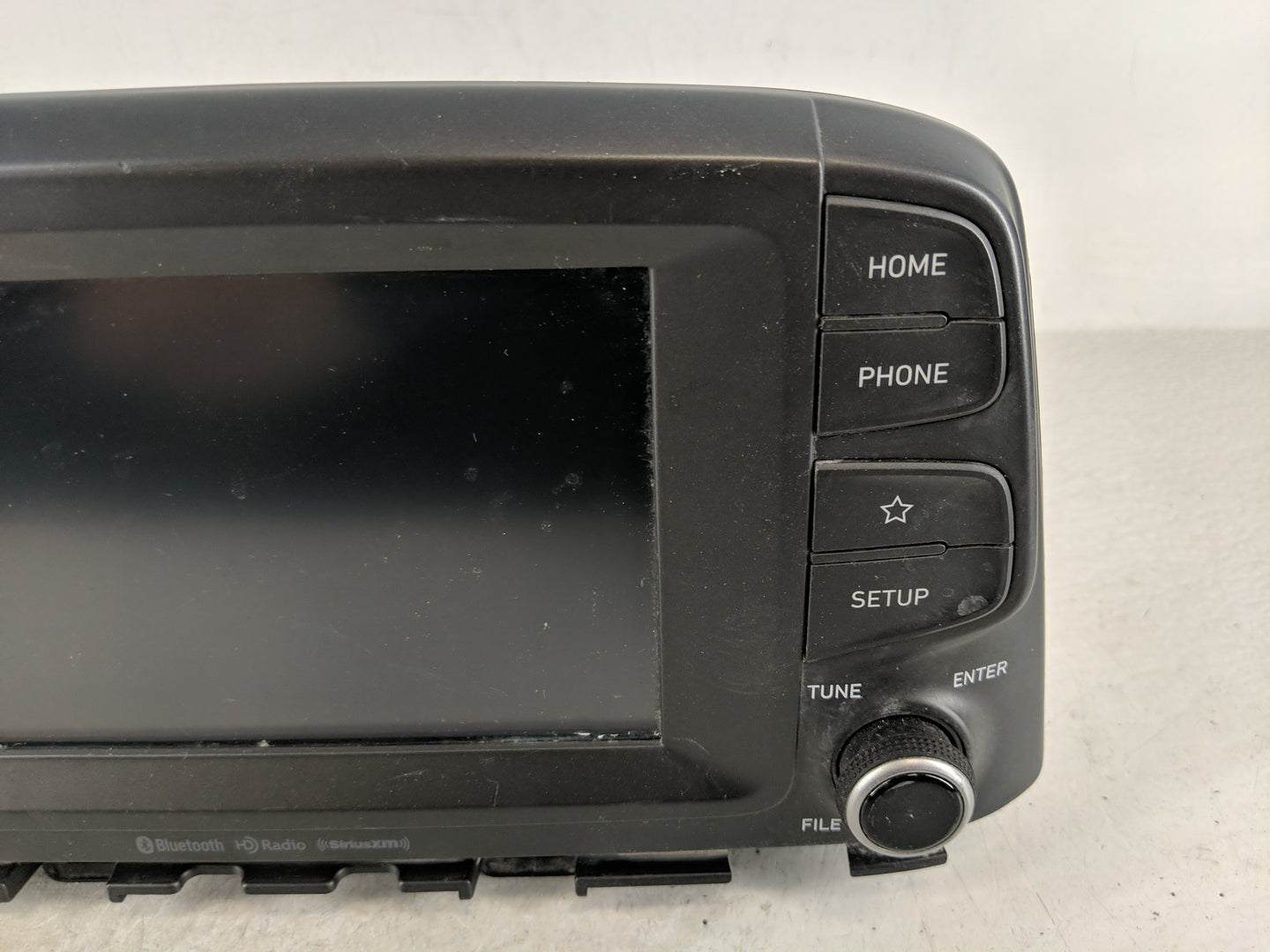 2018-2021 Hyundai Kona Radio AM FM Cd Player Receiver Replacement P/N:96160-J9110TMT Fits Fits 2018 2019 2020 2021 OEM Used 