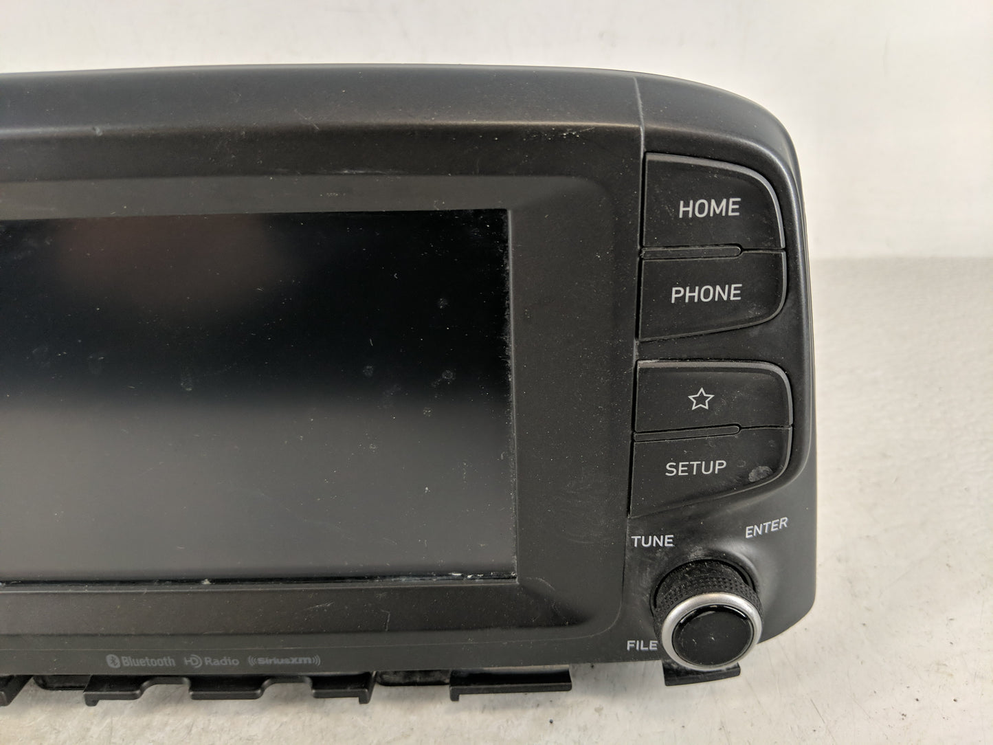 2018-2021 Hyundai Kona Radio AM FM Cd Player Receiver Replacement P/N:96160-J9110TMT Fits Fits 2018 2019 2020 2021 OEM Used 
