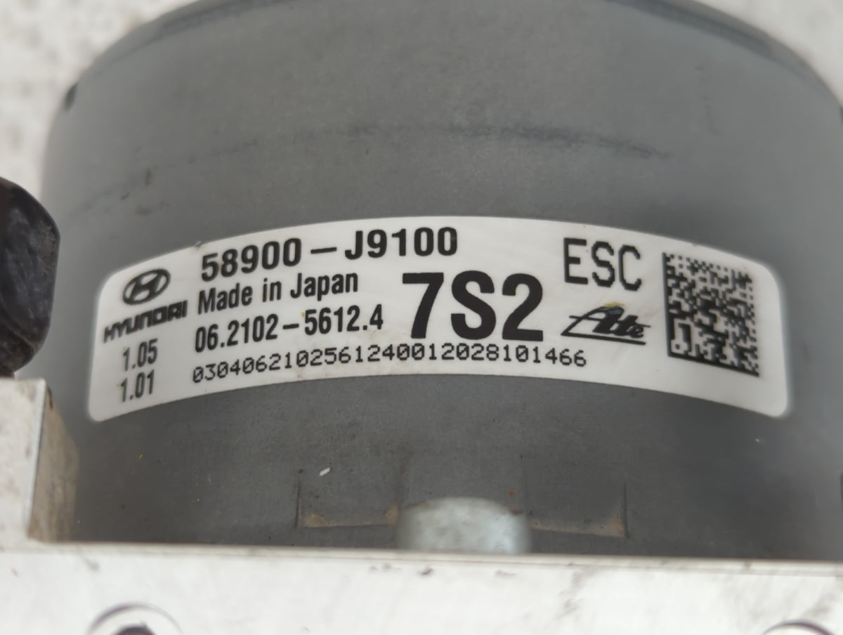 2018-2021 Hyundai Kona Anti-Lock Brake ABS Pump Module Actuator OEM P/N:58900-J9100 Fits Fits 2018 2019 2020 2021 OEM Used A