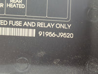 2018-2021 Hyundai Kona Fusebox Fuse Box Panel Relay Module P/N:91956-J9520 Fits Fits 2018 2019 2020 2021 OEM Used Auto Parts